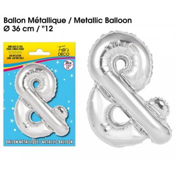 BALLON ALU LETTRE &