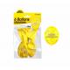 BALLON METAL JOYEUX ANNIVERSAIRE JAUNE X6
