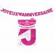 GUIRLANDE PAILLETEE J.A 4M FUSHIA