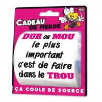 PAPIER TOILETTE CADEAU DE MERDE