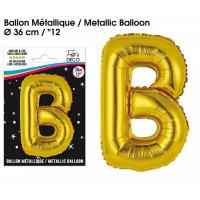 BALLON ALU OR LETTRE B