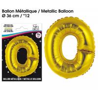 BALLON ALU OR LETTRE O