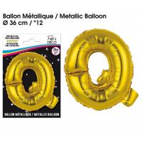 BALLON ALU OR LETTRE Q