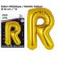 BALLON ALU OR LETTRE R