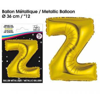 BALLON ALU OR LETTRE Z