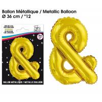 BALLON ALU OR LETTRE &