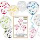 BALLONS CONFETTIS X6 BLANC