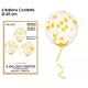 BALLONS CONFETTIS X6 OR