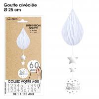 SUSPENSION GOUTTE TOUS AGES BLANC