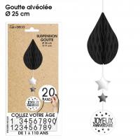 SUSPENSION GOUTTE TOUS AGES NOIR