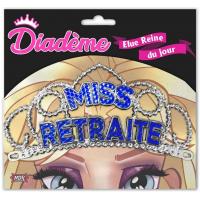 DIADEME MISS RETRAITE BLEU