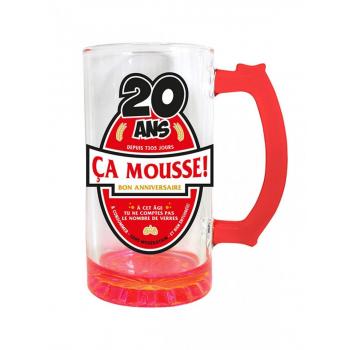 CHOPE A BIERE 20 ANS ROUGE