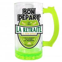 CHOPE A BIERE RETRAITE VERTE