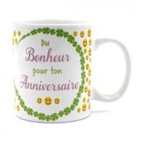 MUG DU BONHEUR POUR TON ANNIVERSAIRE