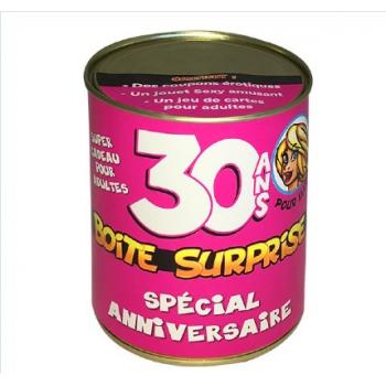 BOITE SURPRISE 30 ANS FEMME