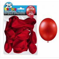 BALLON METAL ROUGE X25