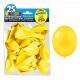 BALLON METAL JAUNE X25