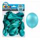 BALLON METAL BLEU CIEL X25
