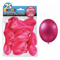 BALLON METAL FUSHIA X25