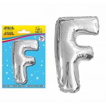 Ballon alu lettre f 36cm