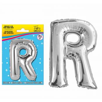 Ballon alu lettre r 36cm