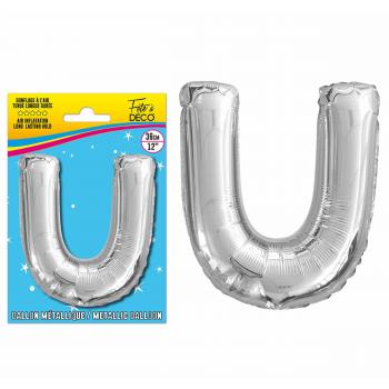 Ballon alu lettre u 36cm