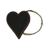 ROND DE SERVIETTE X6 COEUR 5CM CHOCOLAT