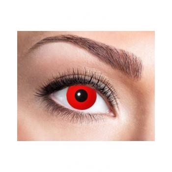 LENTILLES HEBDO ROUGE RED DEVIL X2