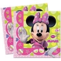 SERVIETTE MINNIE 33X33CM X20