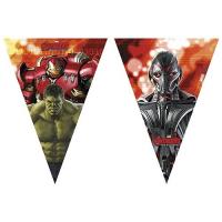 GUIRLANDE FANION AVENGERS 2M30 (26cm x 16cm)