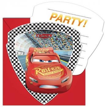 CARTE INVITATION CARS3+ ENV. X 6