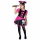 COSTUME PIRATE ROSE ET NOIR 3/5ANS