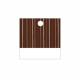 ETIQUETTE CARREE MARRON 3CM DECO X25