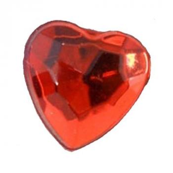 STRASS COEUR ROUGE A COLLER X72