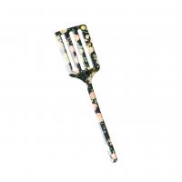 SPATULE EN MÉLAMINE RICE - NOIRE IMPRIMÉ FLORAL