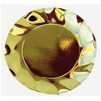 ASSIETTE PLATE 27CM OR BRILLANT X10