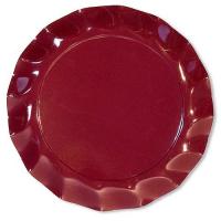 ASSIETTE PLATE CARTON BORDEAUX Ø 27 CM X10