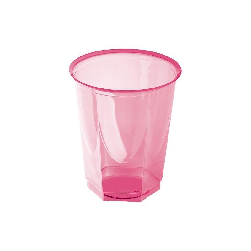 GOBELET PLASTIQUE TRANSPARENT - 20 cl - (x100)