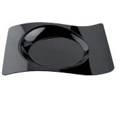 ASSIETTE VAGUE X12 NOIR PETIT MODELE