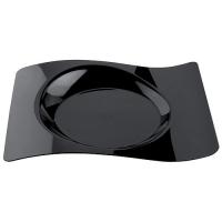 ASSIETTE VAGUE X12 NOIR GRAND MODELE