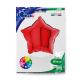 BALLON ALU ETOILE ROUGE 19"46CM