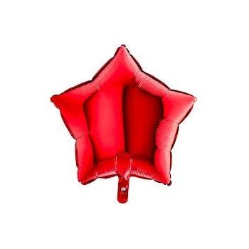BALLON ALU ETOILE ROUGE 19"46CM