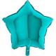 BALLON ALU ETOILE TURQUOISE 19"46CM