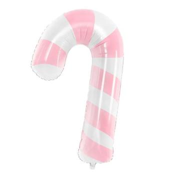 BALLON ALU SUCRE DE CANNE ROSE 50X82CM