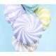 BALLON ALU ROND CANDY LILAS PASTEL 35CM