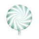 BALLON ALU ROND CANDY MENTHE PASTEL 35CM