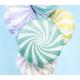 BALLON ALU ROND CANDY MENTHE PASTEL 35CM