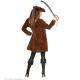 MANTEAU SUEDE FEMME PIRATE T.S/M