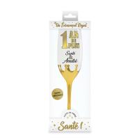 FLUTE A CHAMPAGNE MIXTE 1 AN ET PLUS