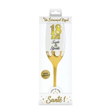 FLUTE A CHAMPAGNE MIXTE 18 ANS